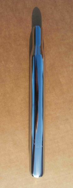 Tija de sillín, 31,8 mm, cromada