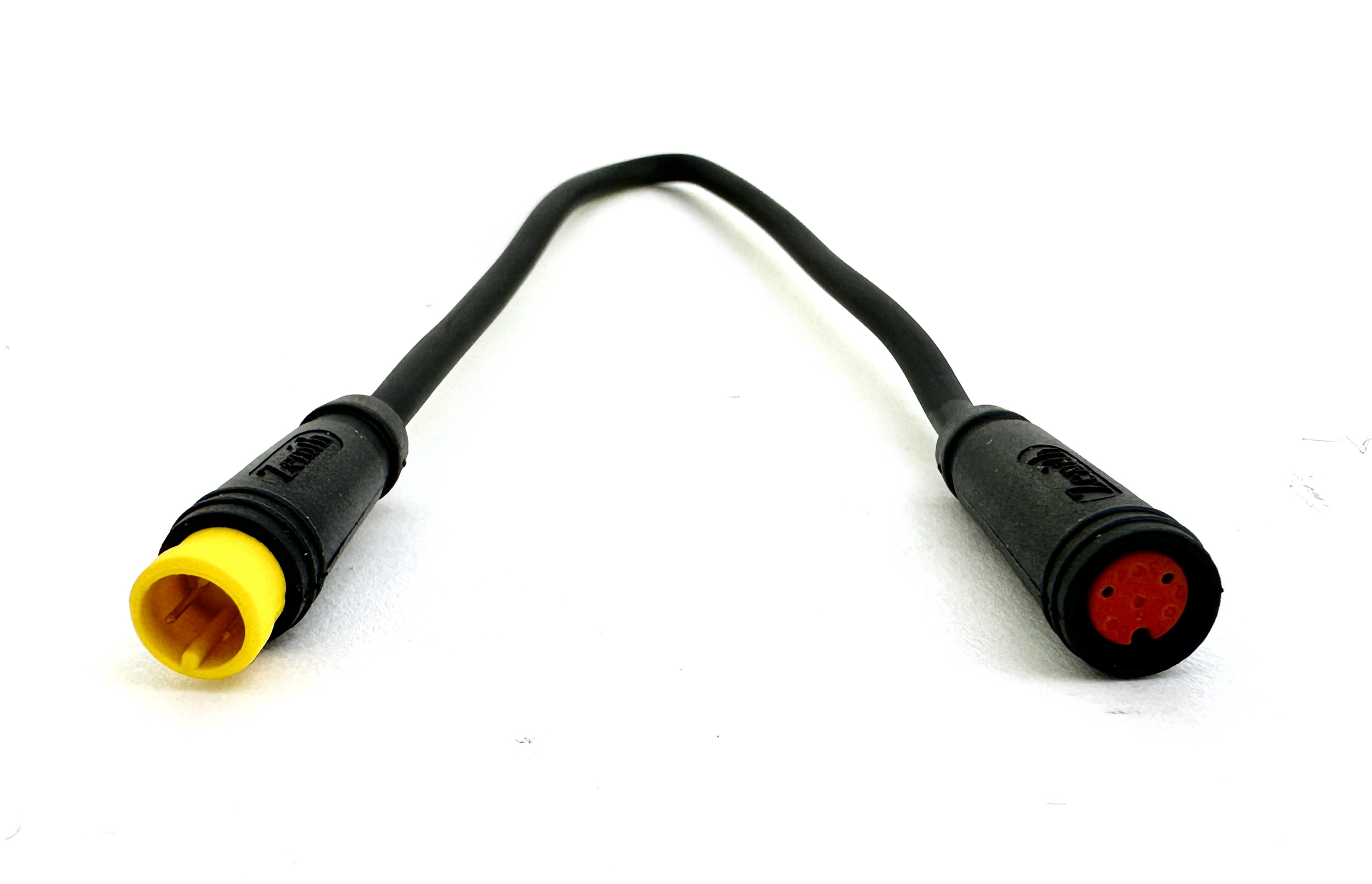 HIGO / Julet cable adaptador 19,5 cm para Ebike, 2 PIN rojo a 3 PIN amarillo