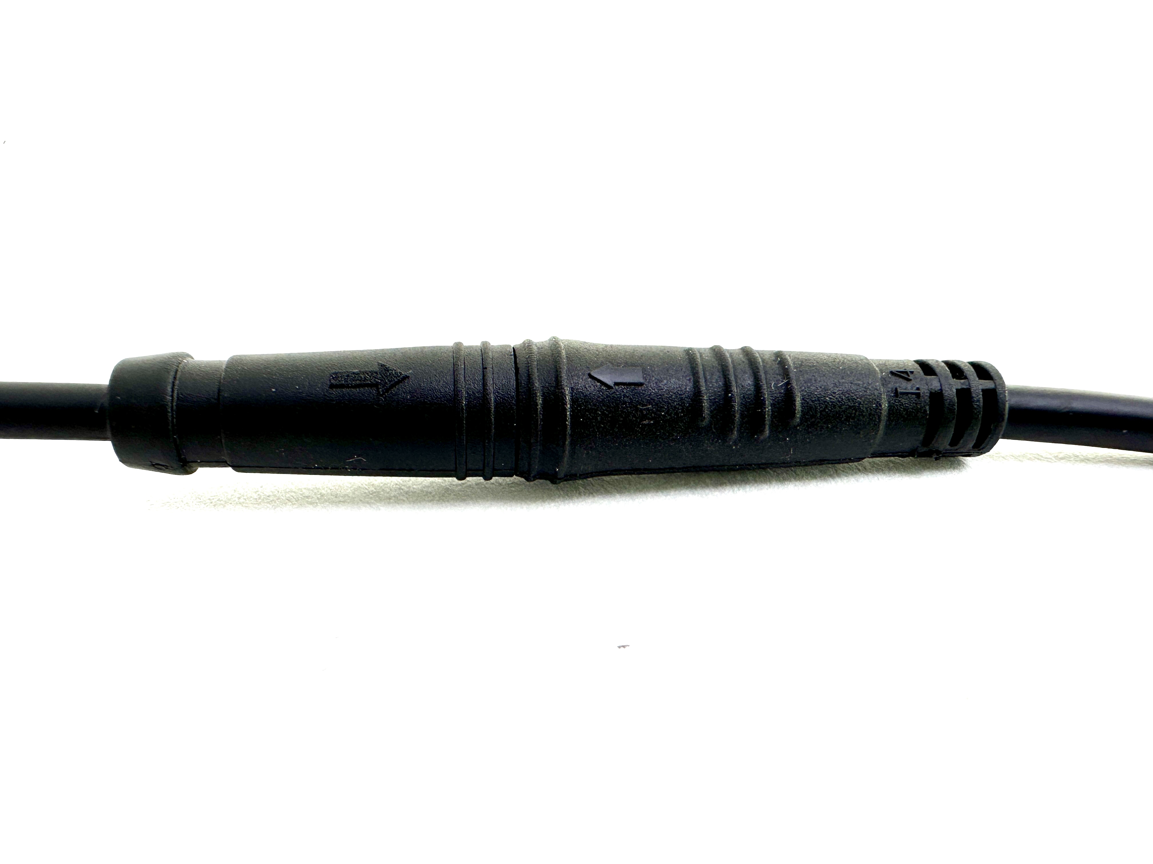 HIGO / Julet cable adaptador de 10,5 cm para ebike, 2 PIN hembra a hembra, rojo