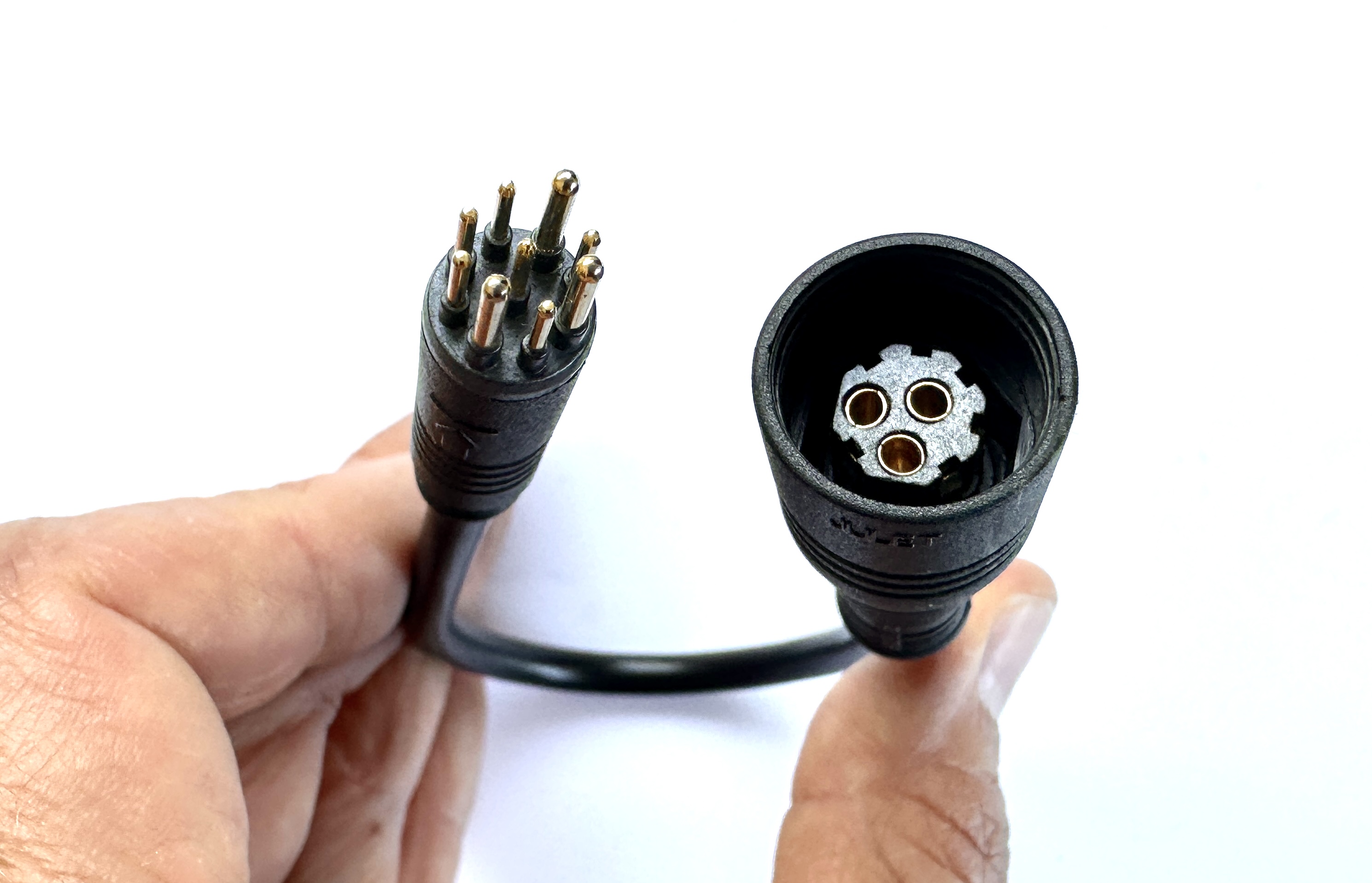 Cable adaptador para motor Julet 9 PIN a 3 PIN 19 cm