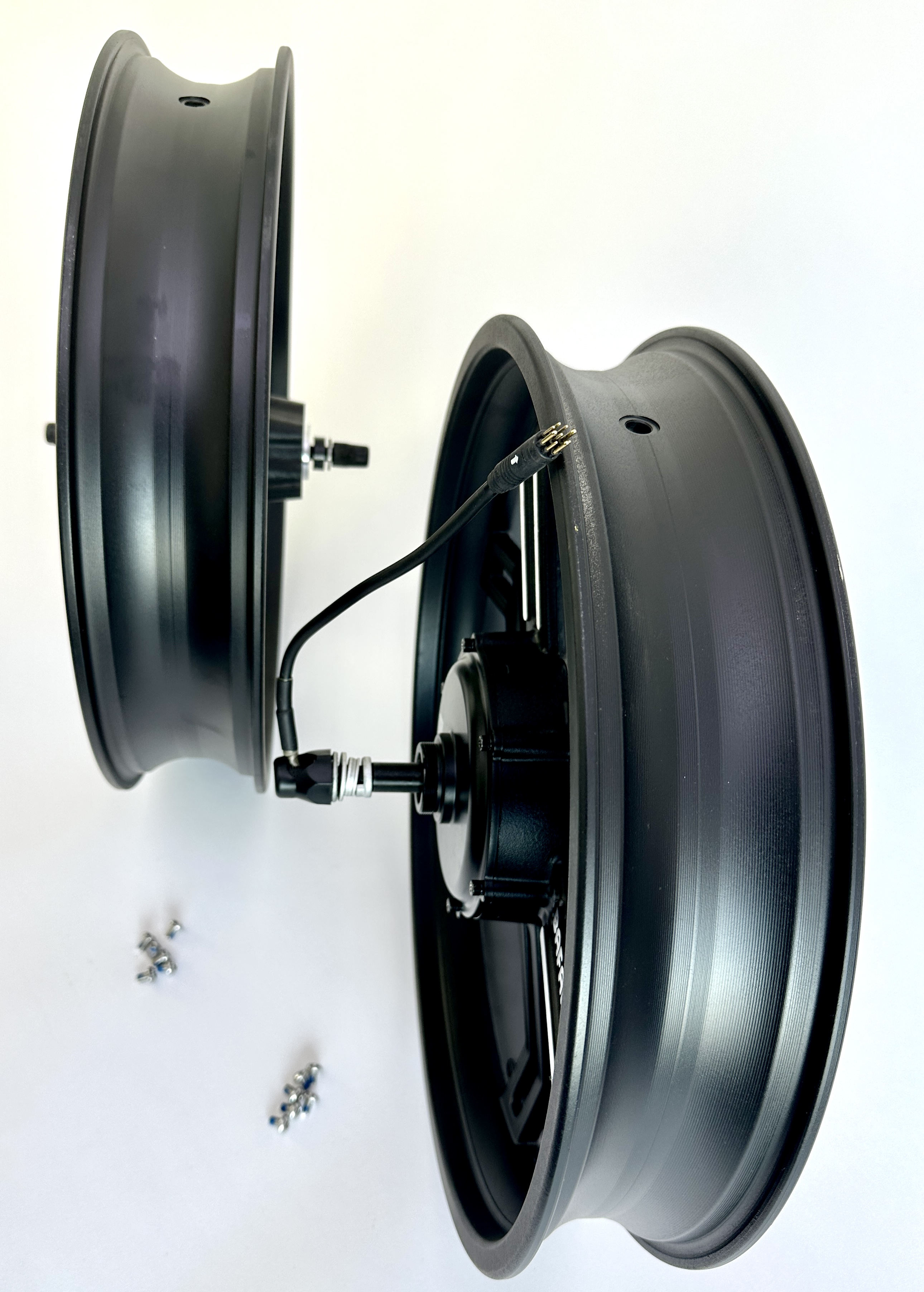 204 Juego de ruedas Bafang de aluminio fundido a presión con motor de 500 W, 20 x 4