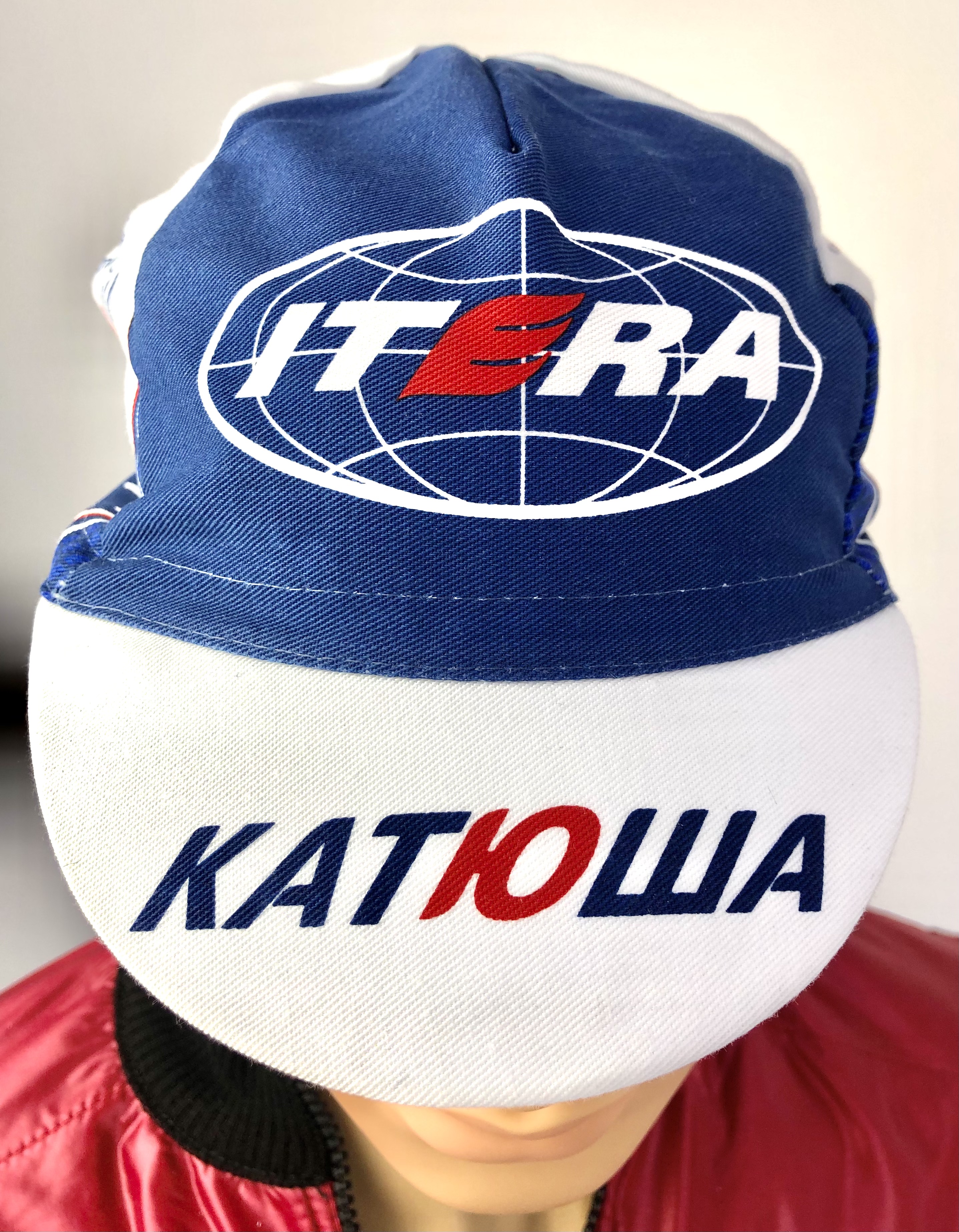 Cycling Cap Team Katusha Itera, blue / white