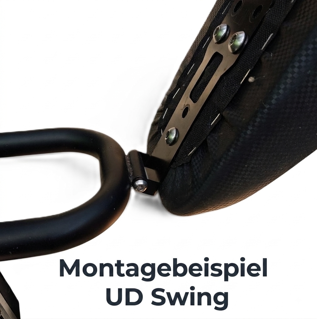 Soporte de asiento / Bisagra UD para asiento corto UD Swing y Uni MK
