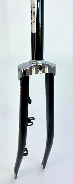 Gazelle horquilla bicicleta 28 pulgadas negro con cromo