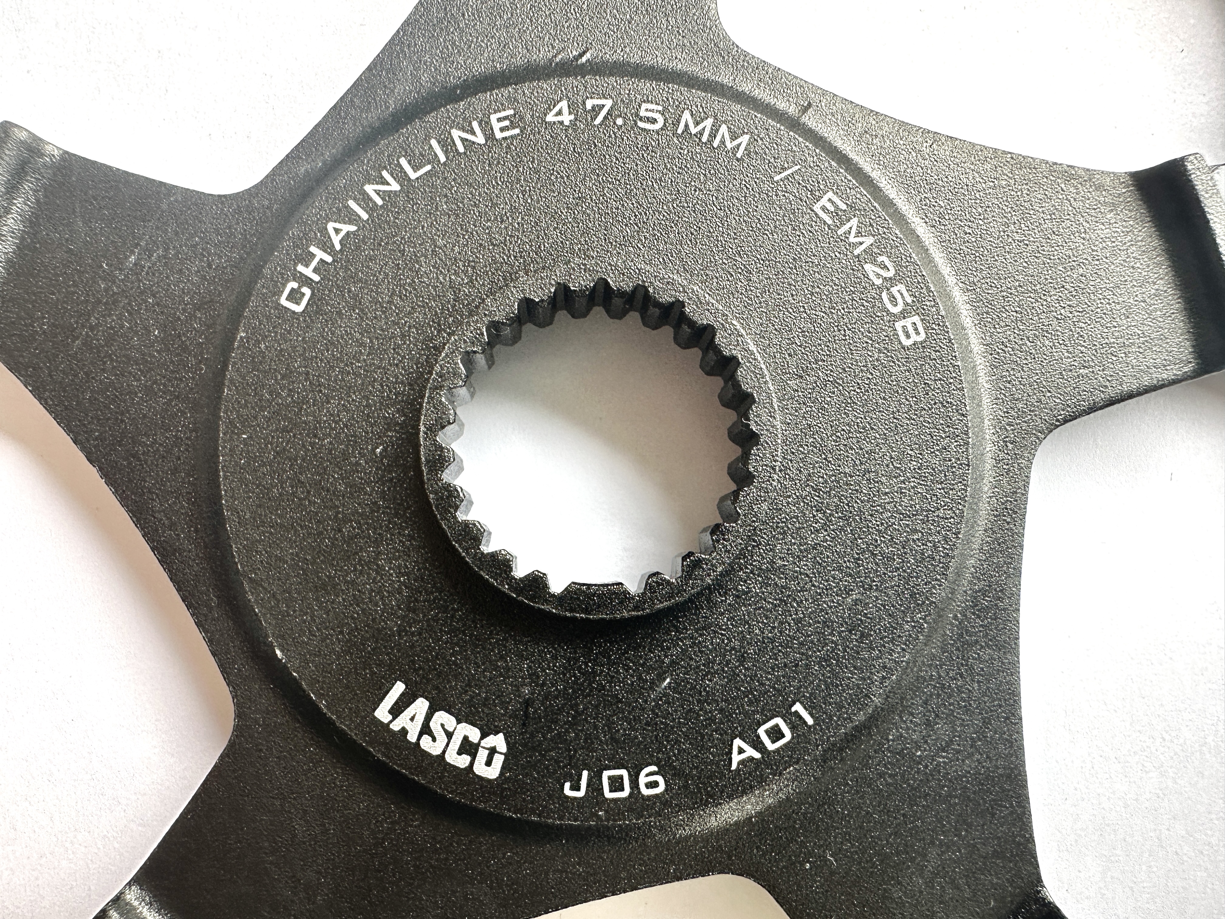UD piñón negro LASCO Chainline 47,5 mm, multidentado 52 dientes