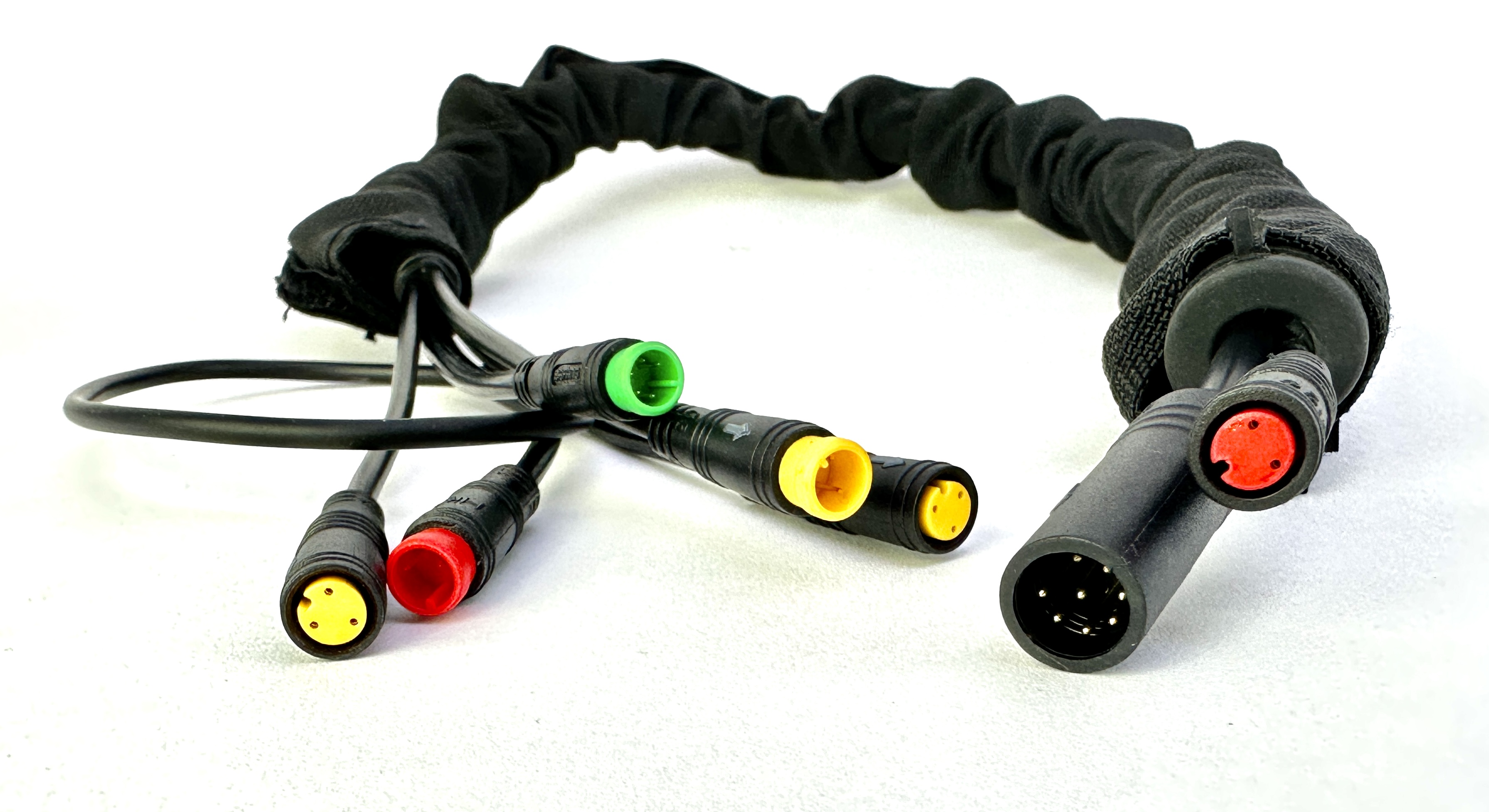 Juego de cables 1T4 Bafang 70 cmc on cable de prolongación de 2PIN en manguera de protección de cables