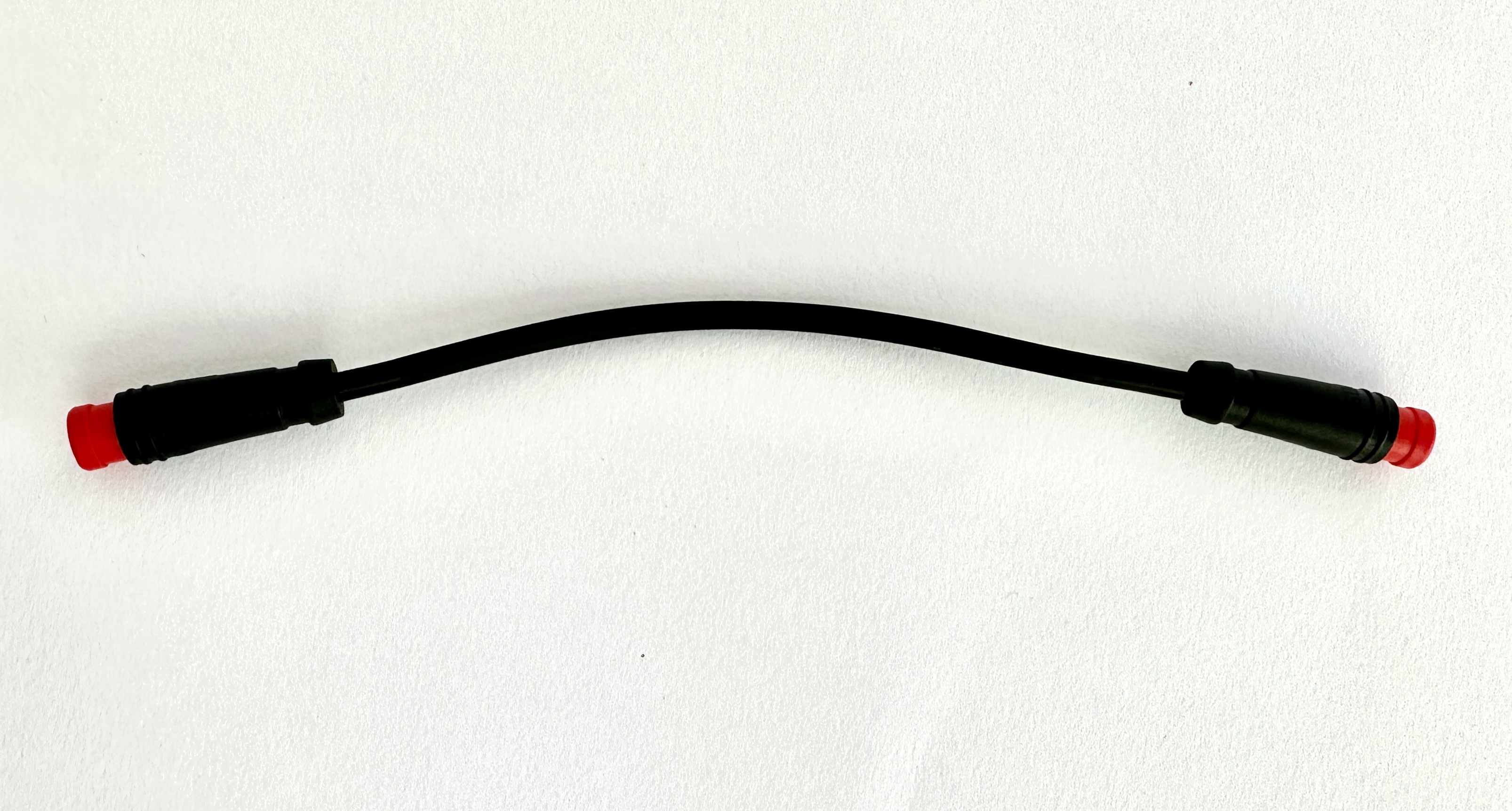 HIGO / Julet cable adaptador de 11 cm para ebike, 2 PIN macho a macho, rojo