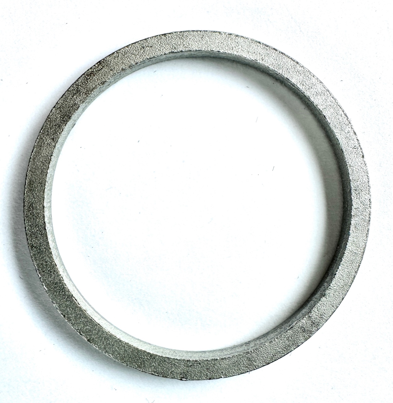 Anillo distanciador de aluminio Ø 35 mm, 2,5 mm de alto, plata