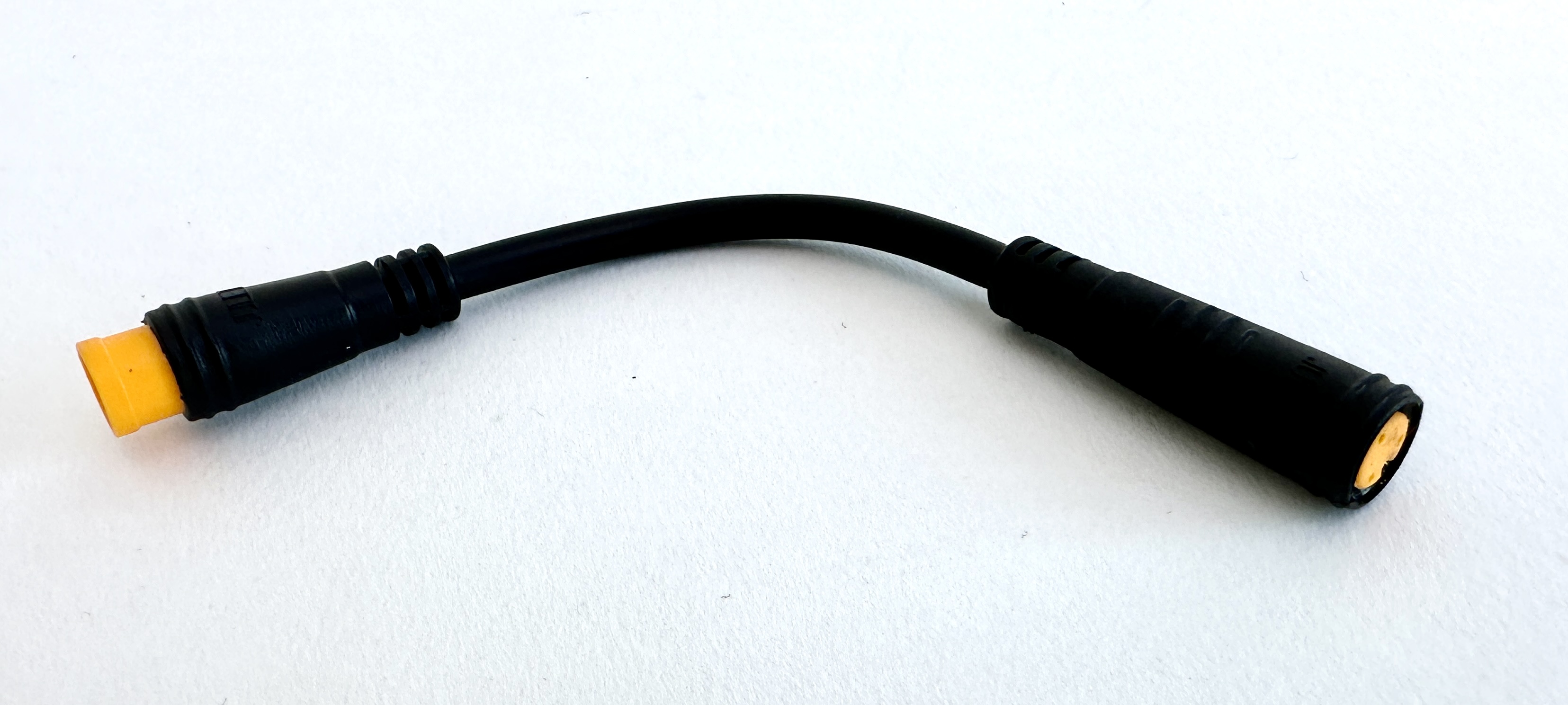 HIGO / Julet cable de extensión de 5,5 cm para ebike, 2 PIN hembra a macho, amarillo