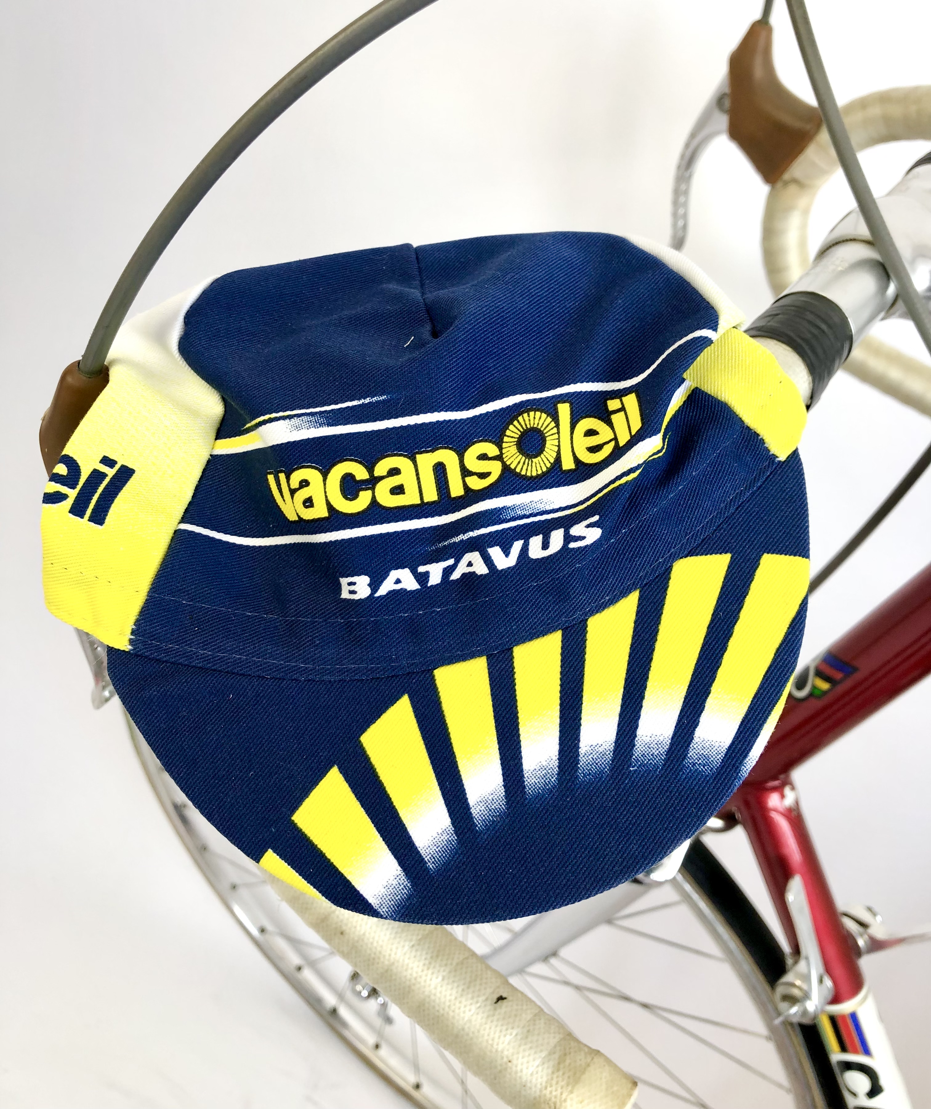Rennradkappe_historical_team_cap_retro_cyling_radmutze_rennkappe_radlercap_la_casquette_fahrradkultur__Vacansoleil-Batavus