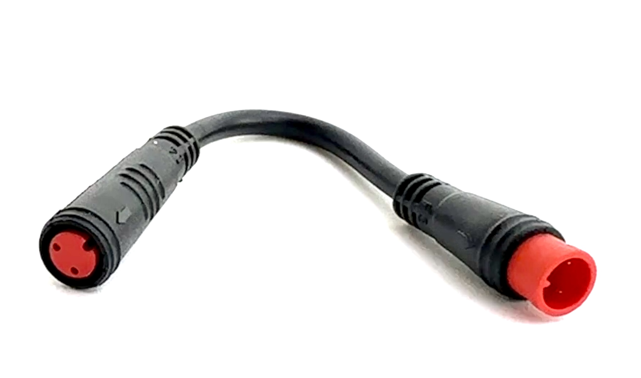HIGO / Julet cable de extensión de 5,5 cm para ebike, 2 PIN hembra a macho, rojo