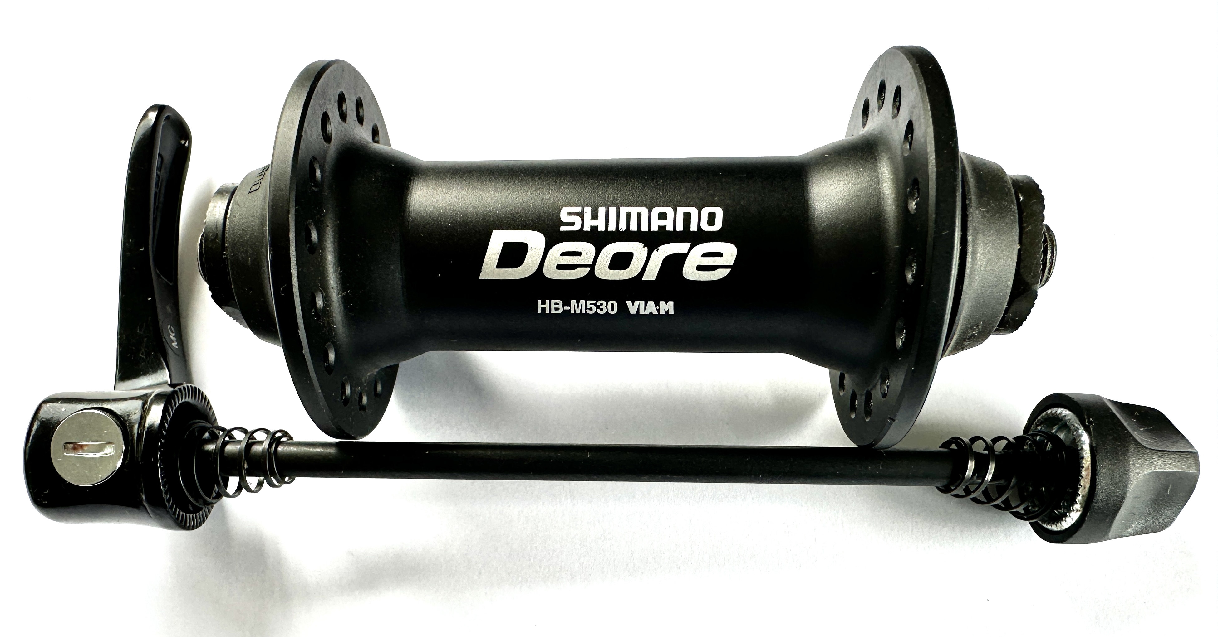 Buje delantero Shimano Deore HB-M530 32 agujeros, negro