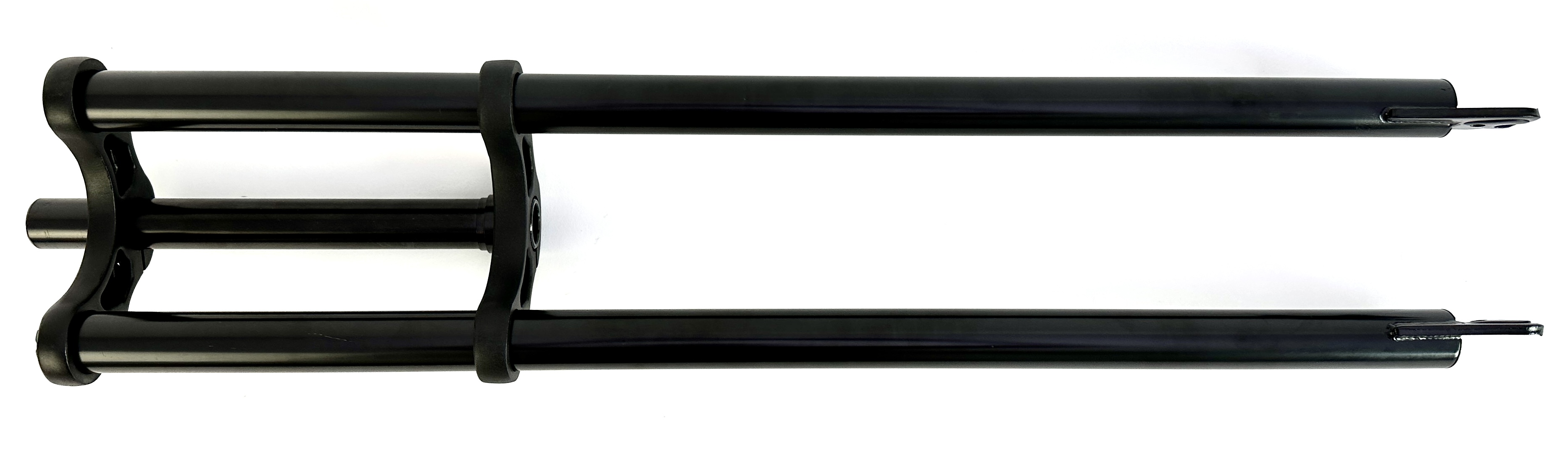 8-Horquilla de doble puente 750 mm negro eje de 1 1/8 pulgada
