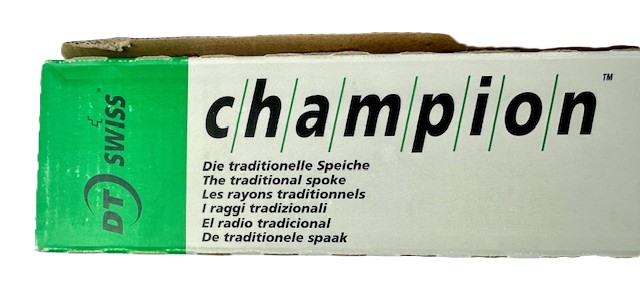 Radios DT Swiss Champion 2,34 x 290 plateados