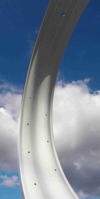 Llanta de aluminio de 26 pulgadas 100 mm de ancho en blanco
