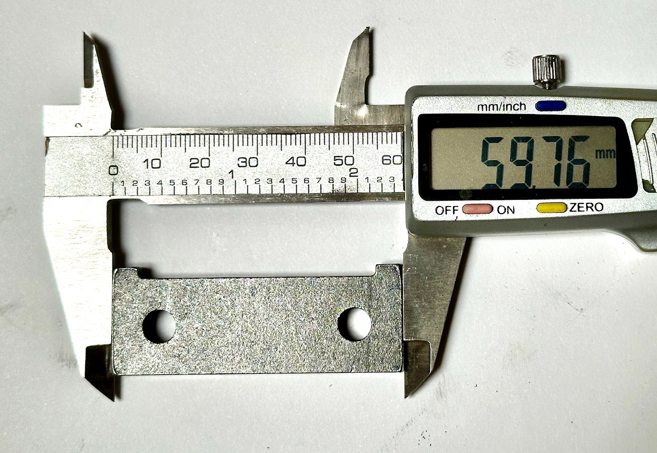 Placa de montaje para montante abatible Distancia entre orificios: 40 mm