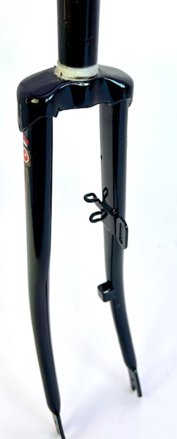 Gazelle horquilla de bicicleta 28 pulgadas negro / longitud del eje 286