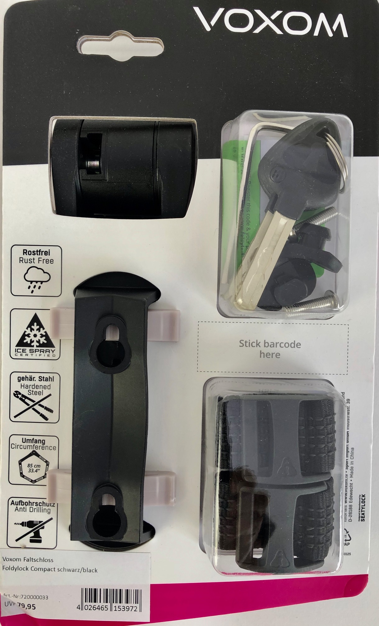 VOXOM-Fahrradschloss-Faltschloss-Compact1