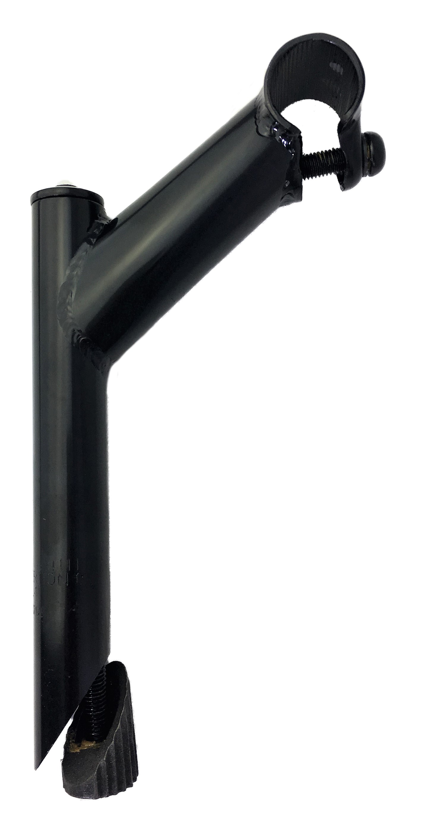 Tija del manillar 25,4 - 25,4, eje de acero con sujeción mediante 1 tornillo en negro Humpert Ergotec CV 102