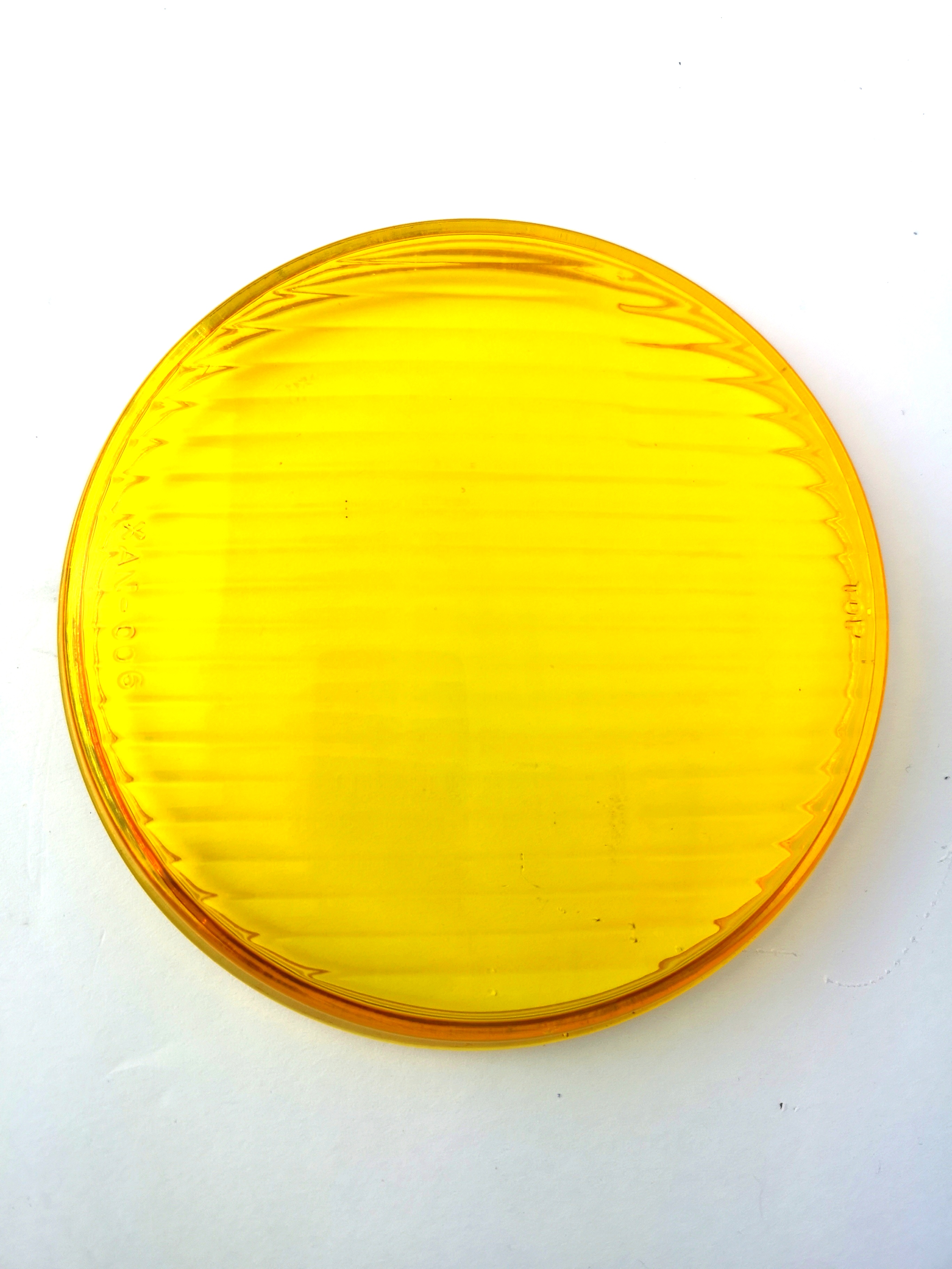 Cristal de repuesto para lámpara delantera NX 453 452, amarillo