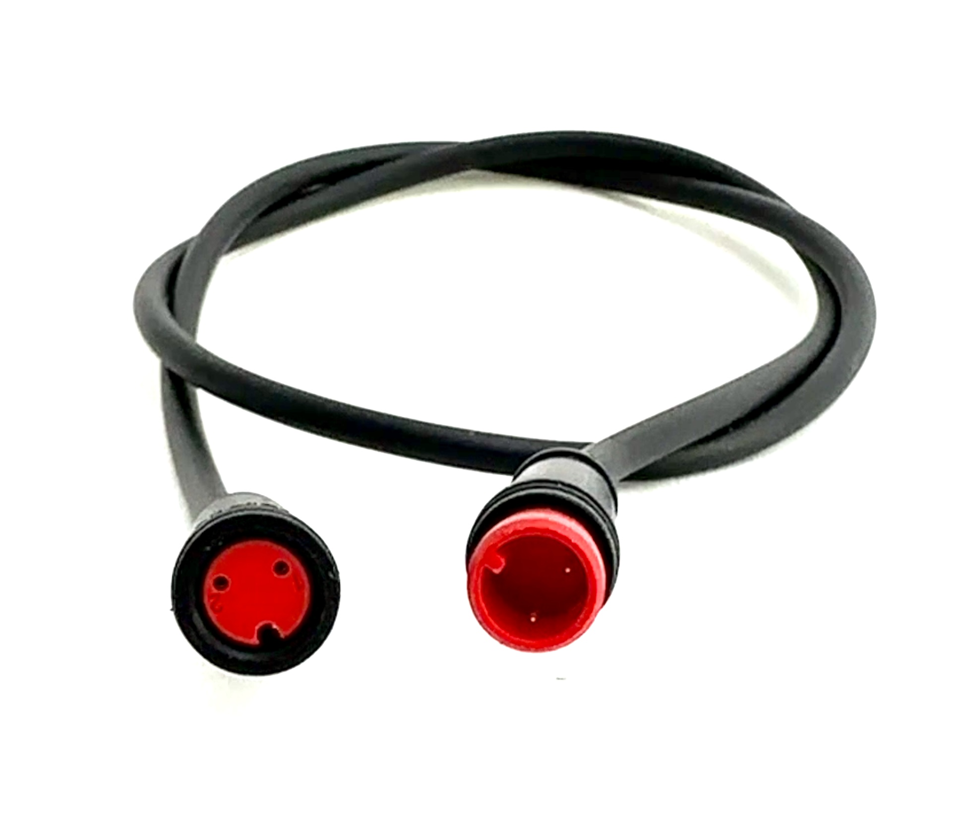 HIGO / Julet cable de extensión de 100 cm para ebike, 2 PIN hembra a macho, rojo