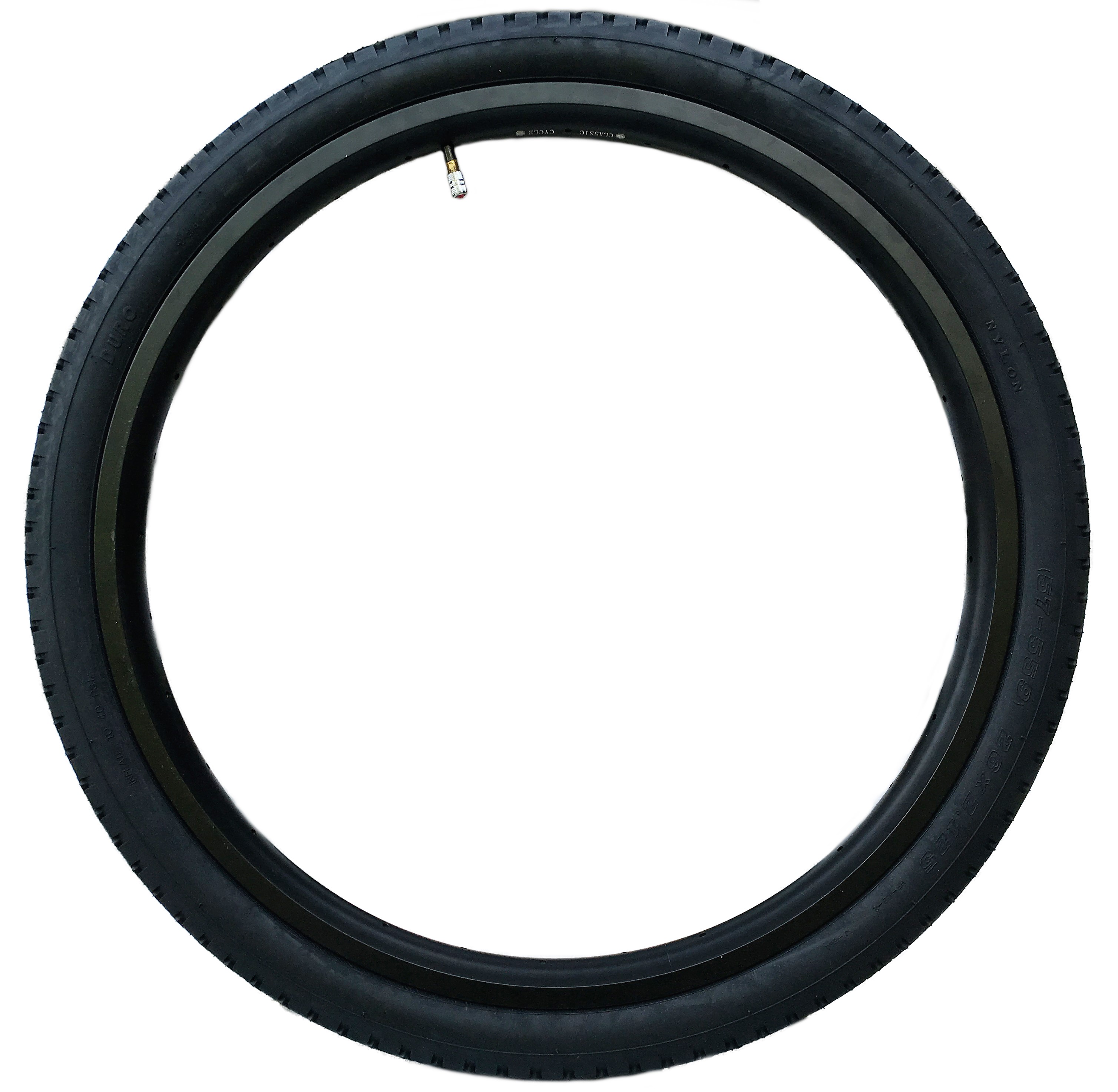 Neumáticos tipo balón Streetking 26 x 2.125, completamente en negro